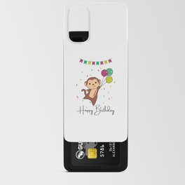 Monkey Wishes Happy Birthday To You Monkey Android Card Case