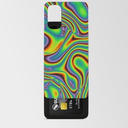 Funky liquid shapes Android Card Case