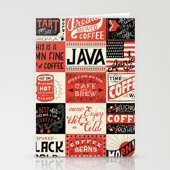 Coffee Stationery Cards