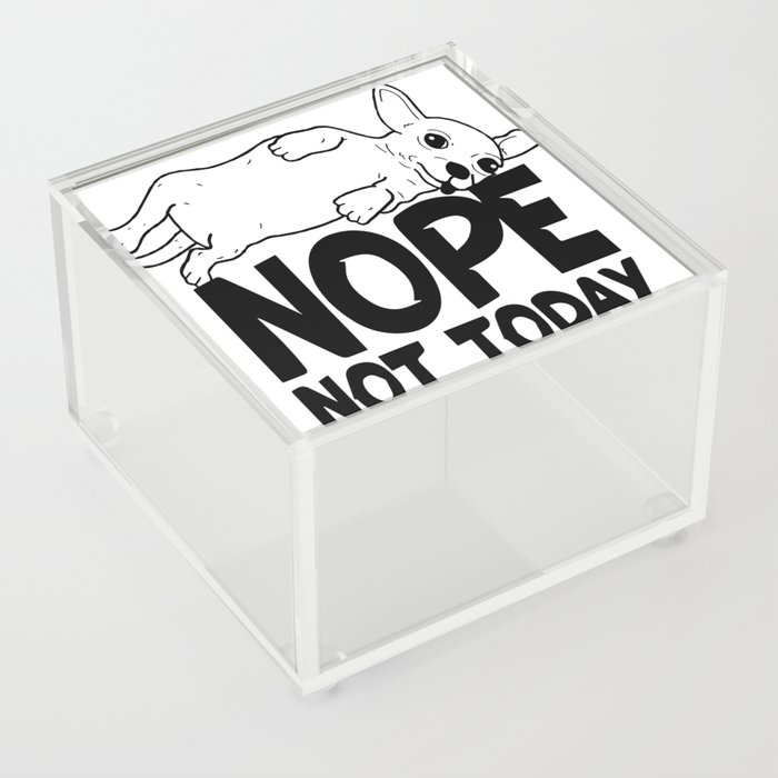 Nope Not Today Acrylic Box