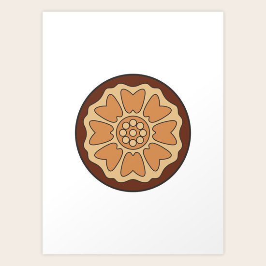 White Lotus Tile Art Print By Cloudycakescreations Society6