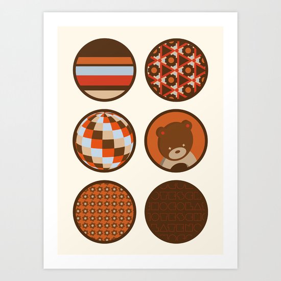 chocolate collection Art Print
