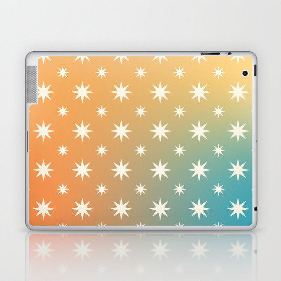 Starry sunset pattern Laptop & iPad Skin