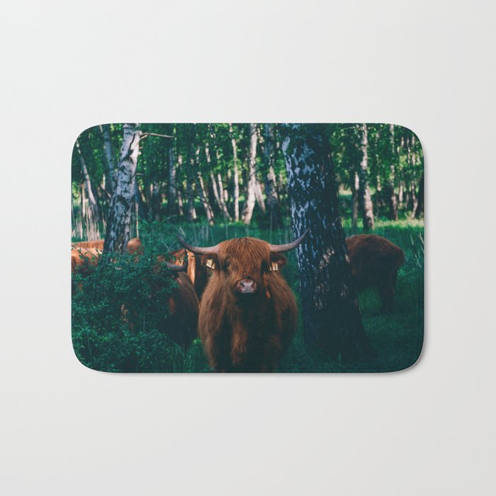 Highland Cattle Bath Mat