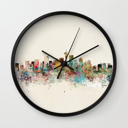 seattle skyline Wall Clock