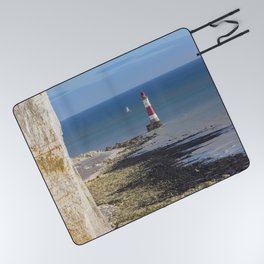 Beachy Head Lighthouse Picnic Blanket