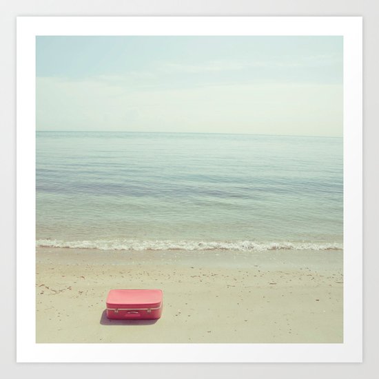 A deep breath. Art Print
