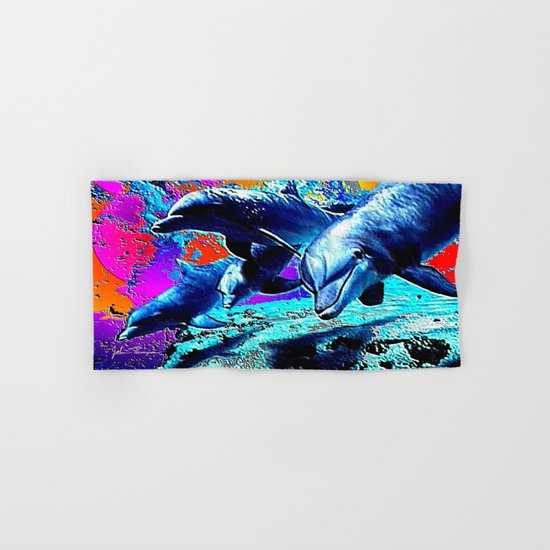 Dolphins 3 Hand & Bath Towel