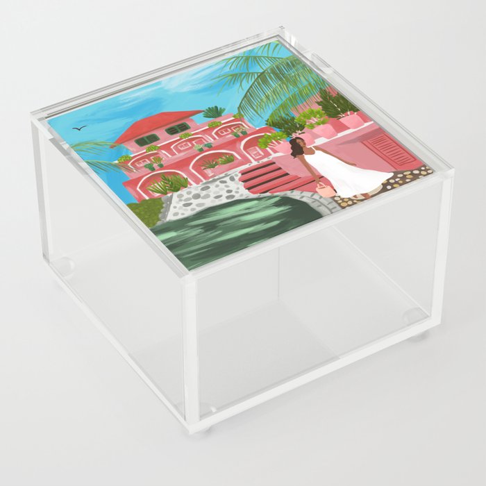 Pink Hotel Acrylic Box