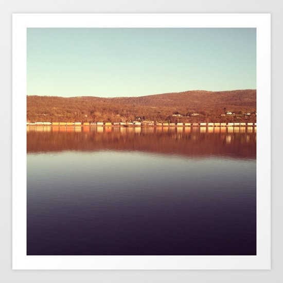trains Art Print