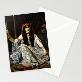 The Sorceress by Georges Merle Stationery Card