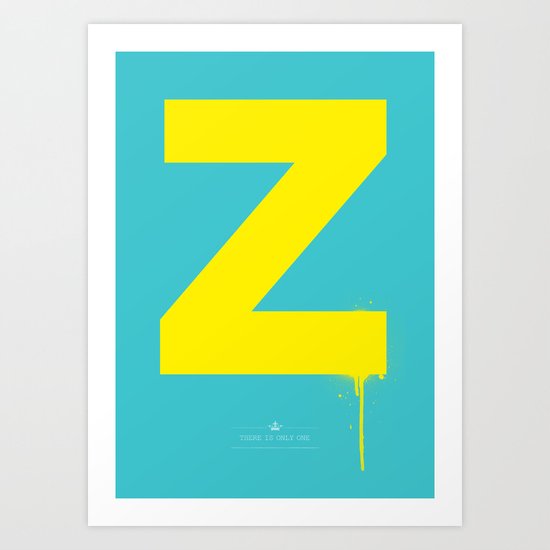 Z. Art Print