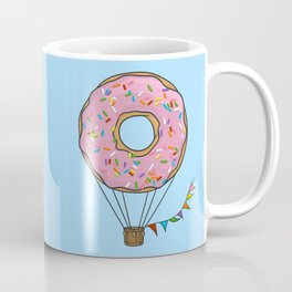 Donut Hot Air Balloon Coffee Mug