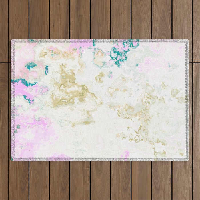 Abstract Marble Texture 58 Outdoor Rug