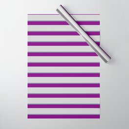 [ Thumbnail: Light Slate Gray, Purple, and Light Gray Colored Lined Pattern Wrapping Paper ]