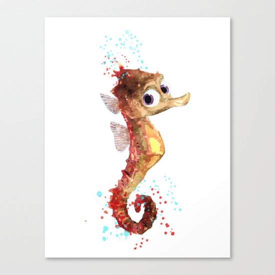 Nemo Seahorse Canvas Print