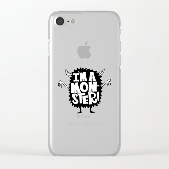 MONSTER ME Clear iPhone Case