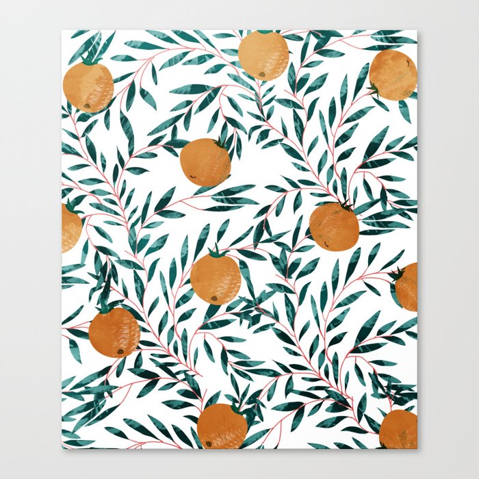 Mandarins Canvas Print