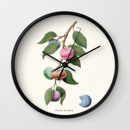 Macaron Plant Wall Clock