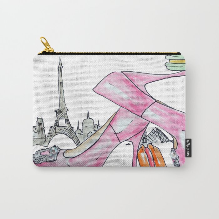Greetings from Paris  Carry-All Pouch