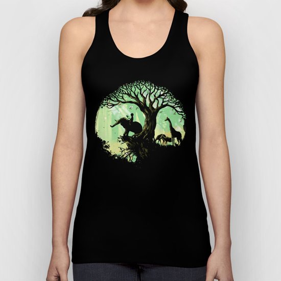 The jungle says hello Unisex Tank Top