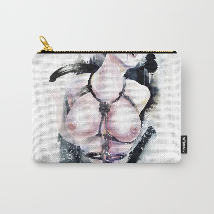Shibari - Japanese BDSM Art Painting Carry-All Pouch