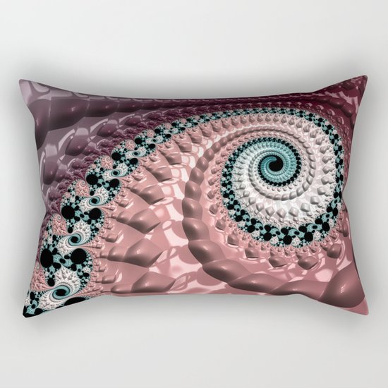 Lumpy Snail Rectangular Pillow