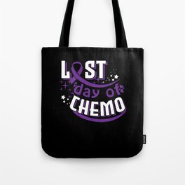 Purple Last Chemo Day November Pancreatic Cancer Tote Bag