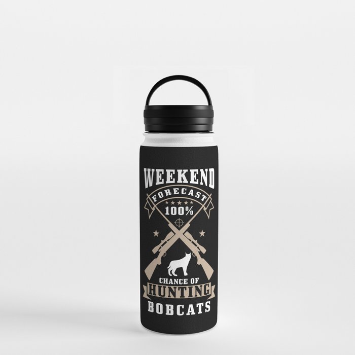 Bobcat Hunter Gift Water Bottle