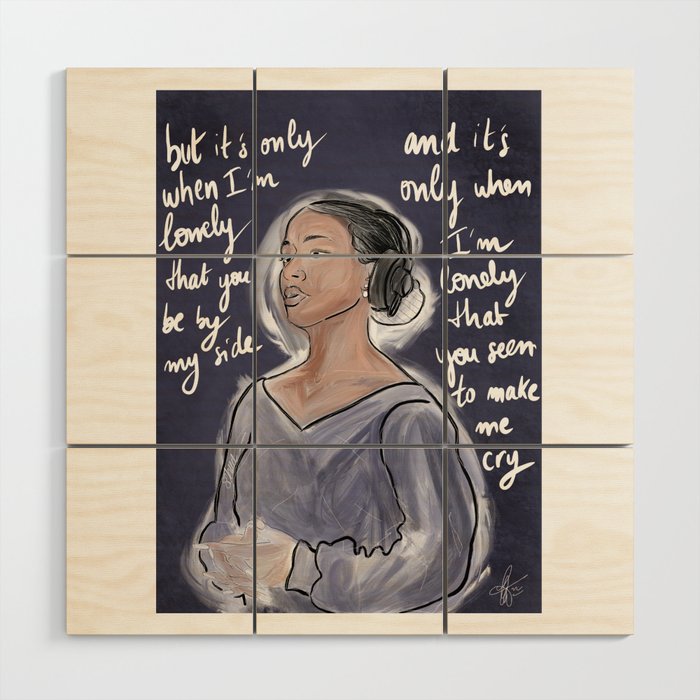 Let me be free Wood Wall Art