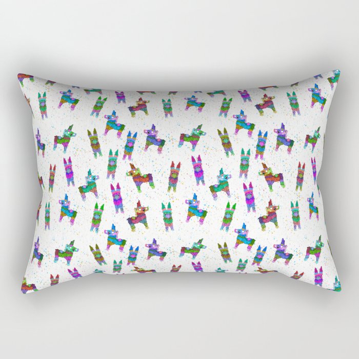 Piñatas Party! - light Rectangular Pillow