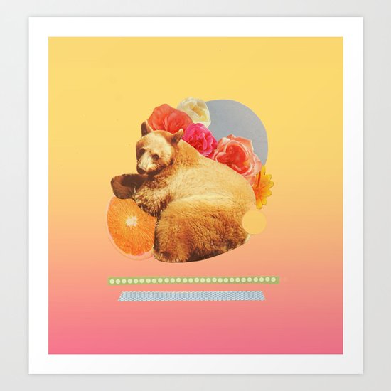 in the warm july sun Art Print