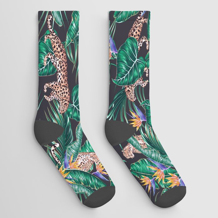tropical zoo Socks