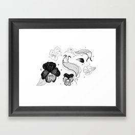 Slimy pansy  Framed Art Print