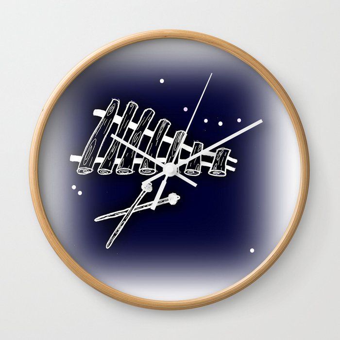 Space Marimba Wall Clock