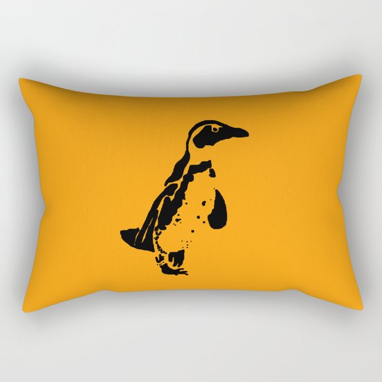 Penguin Patches Rectangular Pillow