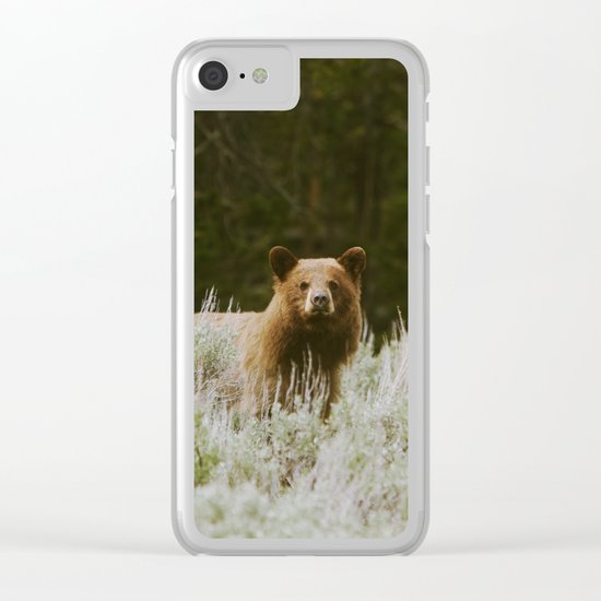 Bush Bear Clear iPhone Case
