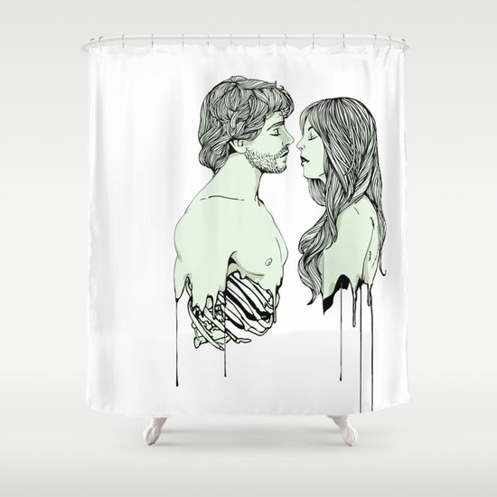 Naka-Choko Shower Curtain