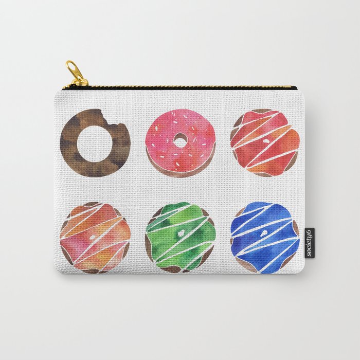 The Donut Collection Carry-All Pouch