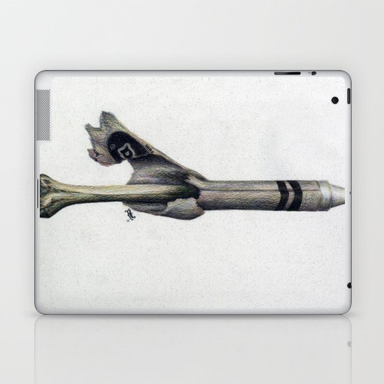To The Core: White Laptop & iPad Skin