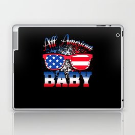All american Baby US flag 4th of July Laptop Skin