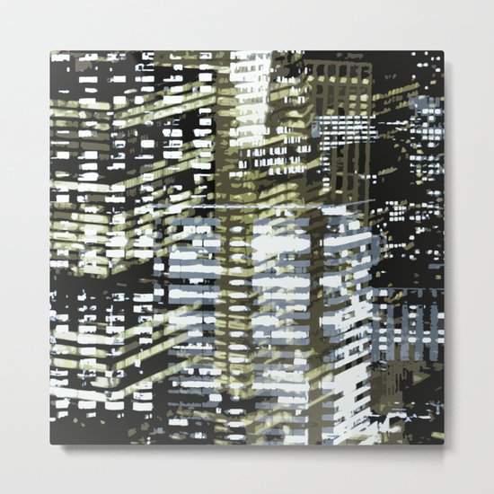 Night City 2 Metal Print