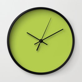 Greenish Gold Wall Clock