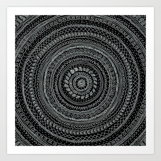 Lines invert. Art Print