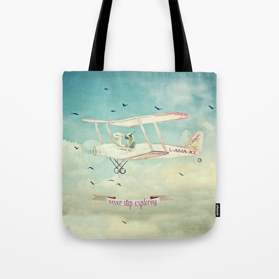 Never Stop Exploring III - THE SKY Tote Bag