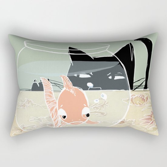 Fishy Rectangular Pillow