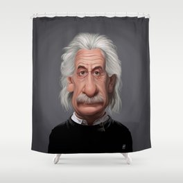 Celebrity Shower Curtains Society6 Celebrity Sunday Albert Einstein Shower Curtain