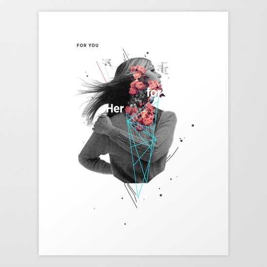 For Her Art Print
