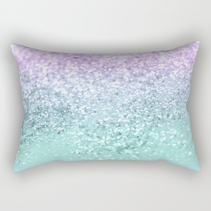 Mermaid Girls Glitter #1 (Faux Glitter) #shiny #decor #art #society6 Rectangular Pillow