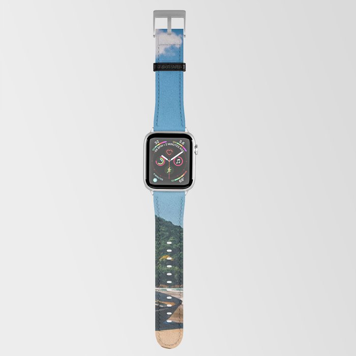 Brazil Photography - Wooden Boat At The Desolate Beach Apple Watch Band